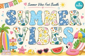 Get Summer Vibes with the Perfect Font for Projects