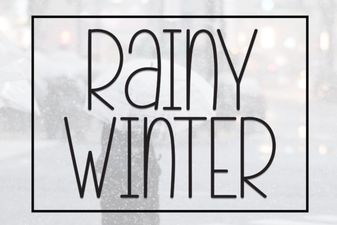 Rainy Winter Fonts for Your Design Projects