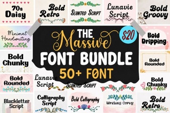 Expand Your Creativity with Our Ultimate Font Bundle