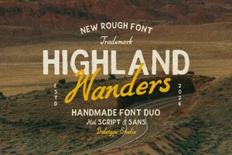 Highland Wanders: Free Font for Creative Projects