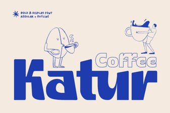 Katur Coffee: a Design-Friendly Typography