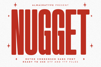 Nugget Font: Craft Bold, Creative Typography