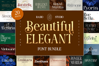 Graceful Typography for Design Projects & Branding