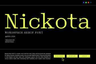 Nickota Font: Designs & Creative Projects