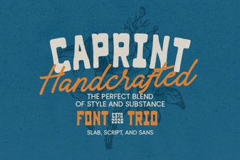 Craft Creative Projects with Caprint Font